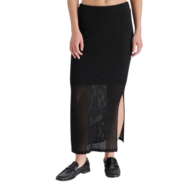 NWT Steve Madden Open Stitched Midi Skirt - Picture 7 of 8